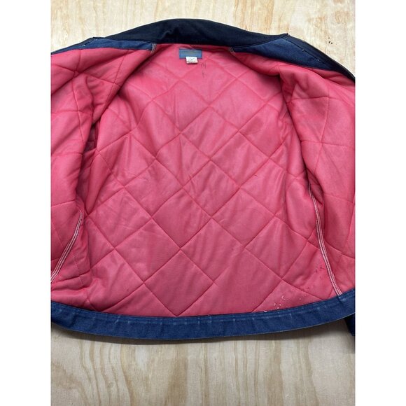 VTG 70’s Men’s OshKosh B’Gosh Denim Detroit Barn Jacket Size 50L (XL) USA Bomber - Picture 5 of 12